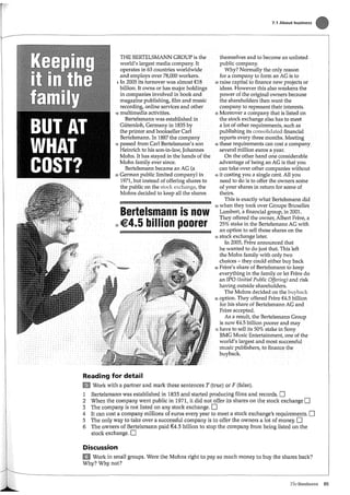 The business pre intermediate student book