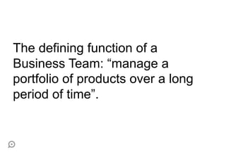The business team organization v1.00