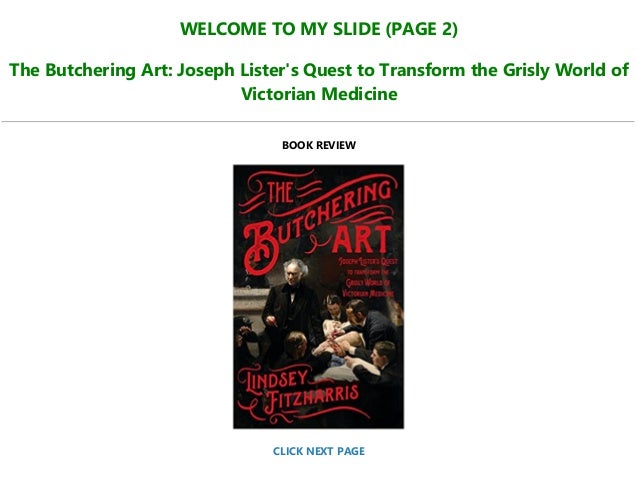 The Butchering Art PDF Free Download