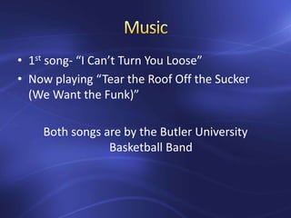 The Butler University War Song
