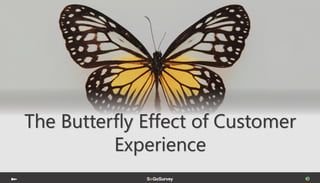 The Butterfly Effect of Customer
Experience
 