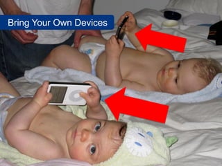 Bring Your Own Devices




                         www.flickr.com/photos/edyson/4494308719
 