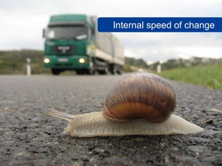 Internal speed of change




          www.flickr.com/photos/14degrees/440515255
 