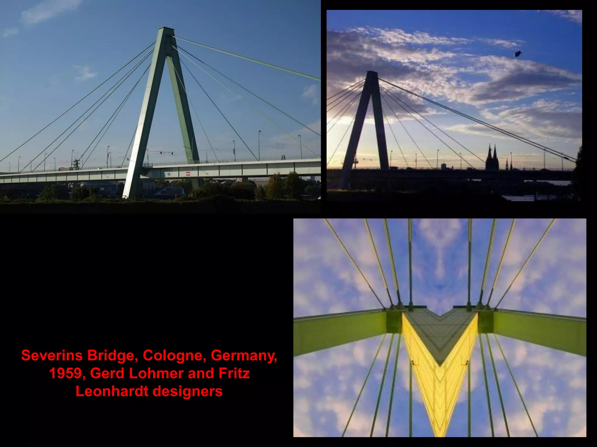 Common cable-stayed bridge systems
 