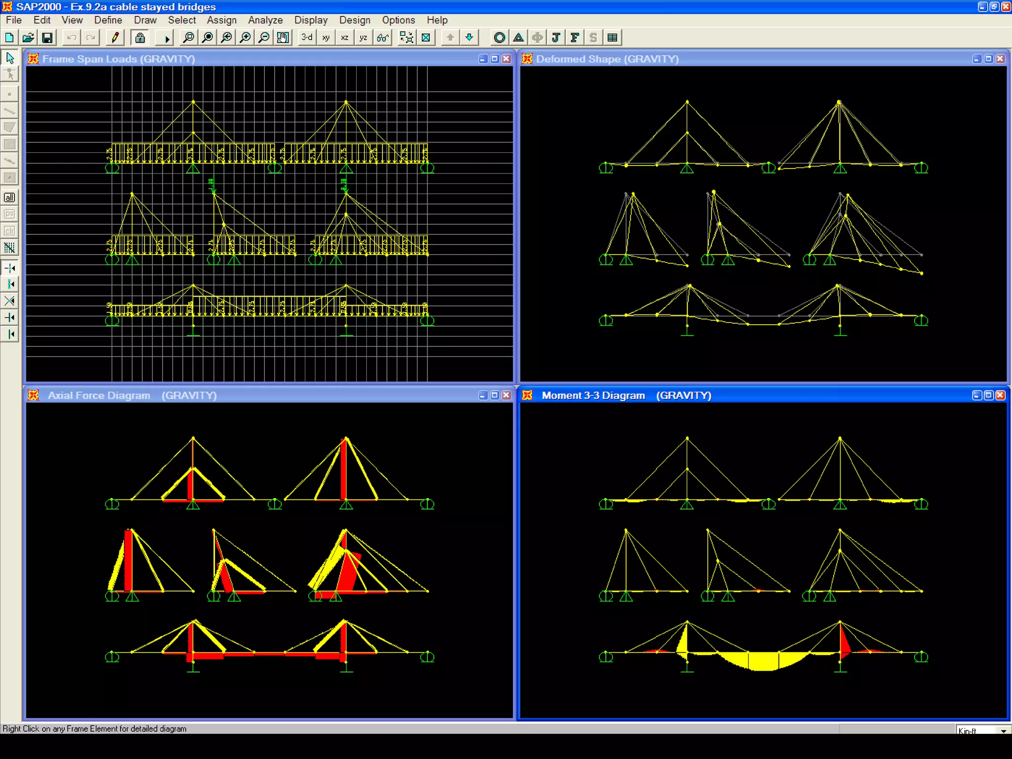 Ruck-a-chucky Bridge, Myron Goldsmith/
SOM, T.Y. Lin Struct. Eng, unbuilt
 
