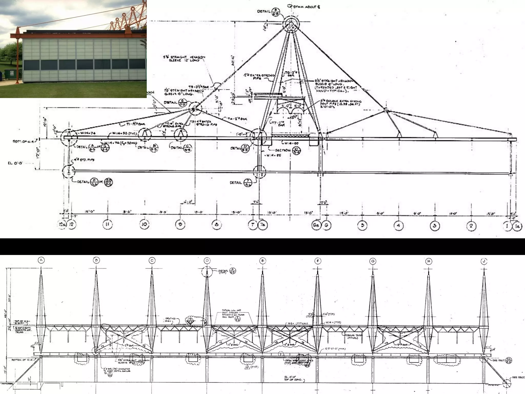 Railway Station, Tilburg, Holland, 1965,
Koen van der Gaast Arch
 