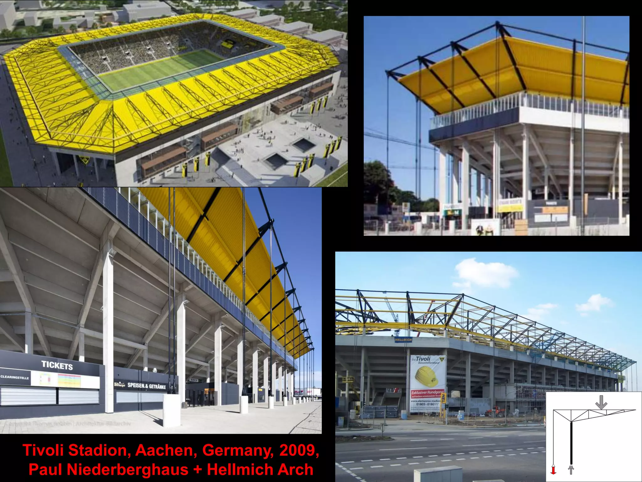 Tivoli Stadion, Aachen, Germany, 2009,
Paul Niederberghaus + Hellmich Arch
 