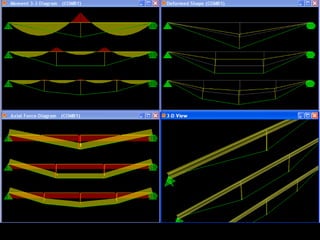 b
c
d
a
Typical Cable-supported, Single- and Multi-Strut Beams
 
