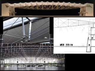 Hilton Munich Airport, Munich,
Germany, 1997, H. Jahn Arch, Jörg
Schlaich Struct. Eng
 