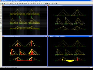 Ruck-a-chucky Bridge, Myron Goldsmith/
SOM, T.Y. Lin Struct. Eng, unbuilt
 