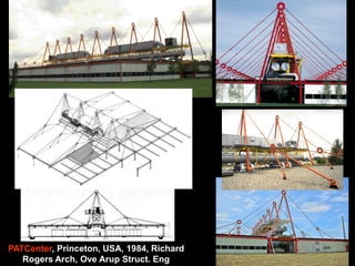 Renault Distribution
Center, Swindon,
England, 1982, Norman
Foster Arch, Ove Arup
Struct. Eng
 