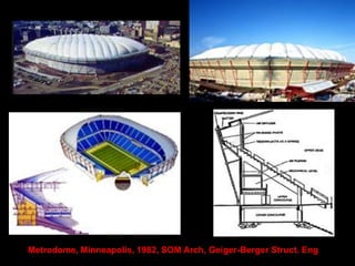 US Pavilion, EXPO
70, Osaka, Davis-
Brody
US Pavilion, EXPO 70, Osaka,
Davis-Brody Arch, Geiger –
Berger Struct. Eng.
 