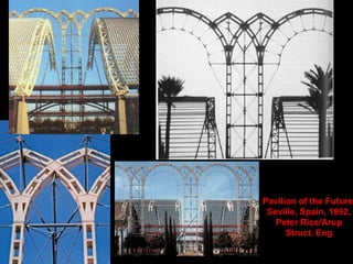 Pavilion of the Future,
Seville, Spain, 1992,
Peter Rice/Arup
Struct. Eng
 