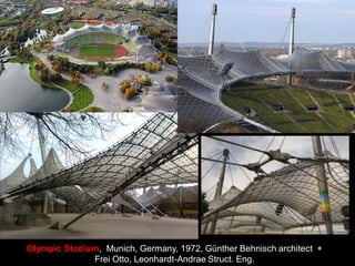 West Germany Pavilion at Expo 67,
Montral, 1967, Frei Otto + Rolf
Gutbrod Arch
 