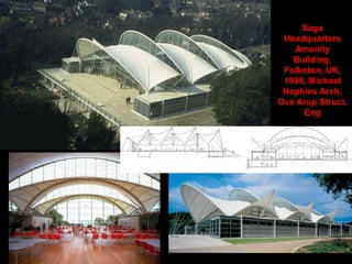 Ice Rink Roof, Munich, 1984, Architect Ackermann und Partner,
Schlaich Bergermann Struct. Eng
 