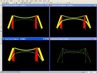 b
a
c
12'4'4'12'4'4'12'
40'8' 8'
2'±4'±4'
P
Planar tensegrity frames
 