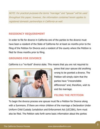 The California Divorce Process | PDF