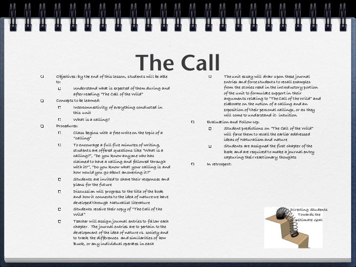 Call of the wild essay