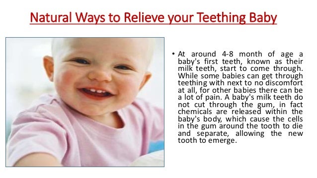 Natural Ways to Relieve your Teething Baby (BABY TEETHING