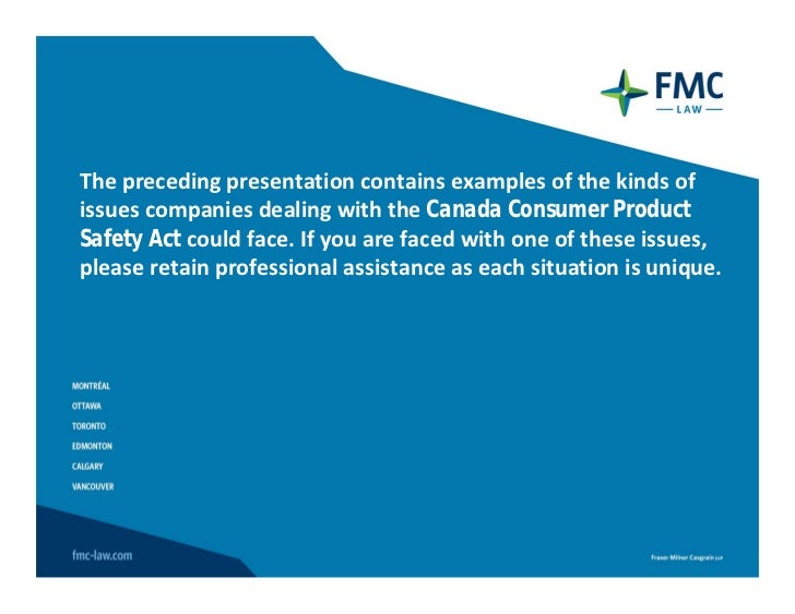The Canada Consumer Product Safety Act 10 Things You Need to Know