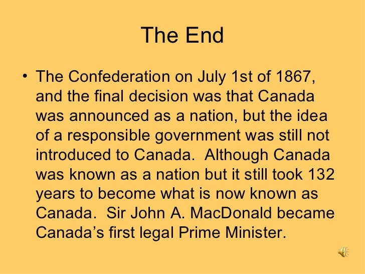 The Canadian Confederation