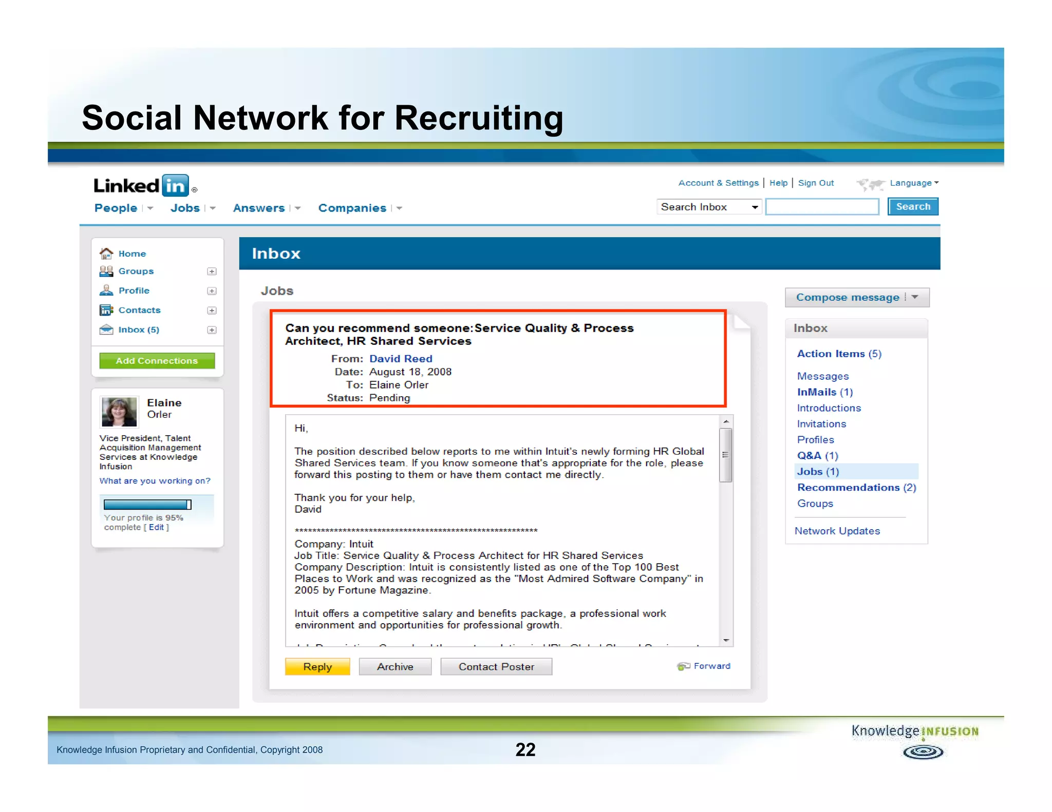 The Candidate Is Always Right - CLE/Knowledge Infusion Presentation (Feb 2009)