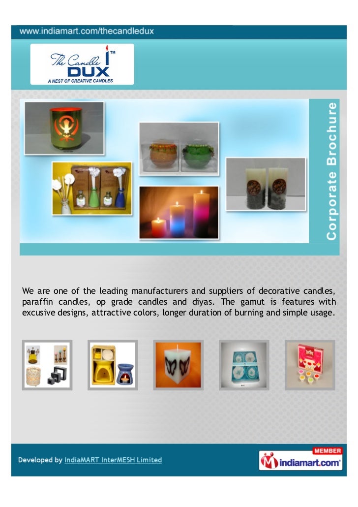 The Candle Dux New Delhi Attractive Colors