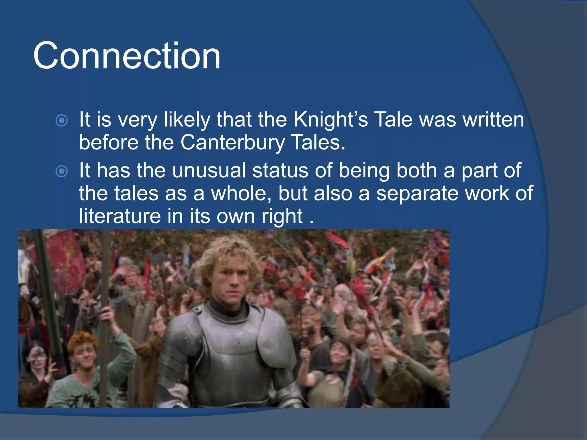 The canterbury tales the knights tale | PPSX
