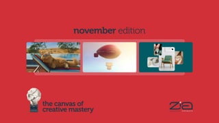 The Canvas of Creative Mastery Newsletter_November 2023