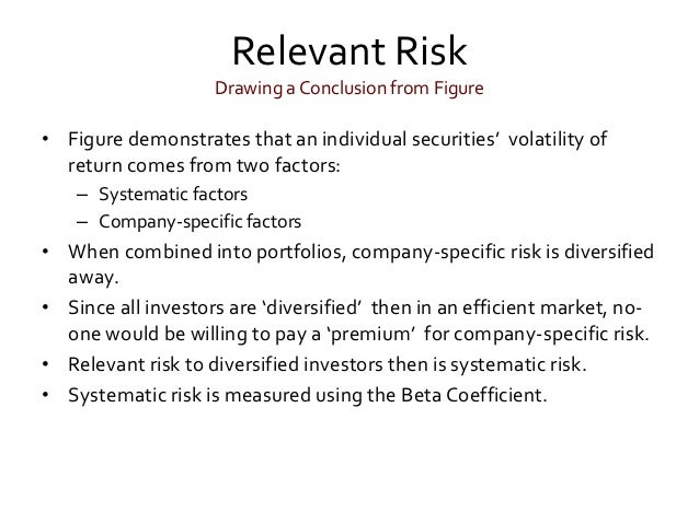 capital asset pricing model and risk According to the capital asset pricing model (capm) a well diversified portfolio's rate of return is a function of a) market risk b) unsystematic risk c) unique risk. capital asset pricing model and risk According to the capital asset pricing model (capm) a well diversified portfolio's rate of return is a function of a) market risk b) unsystematic risk c) unique risk.
