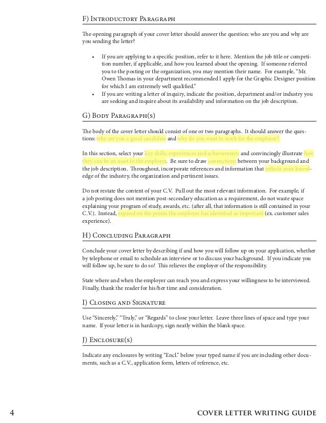 4 4 cover letter writing guide