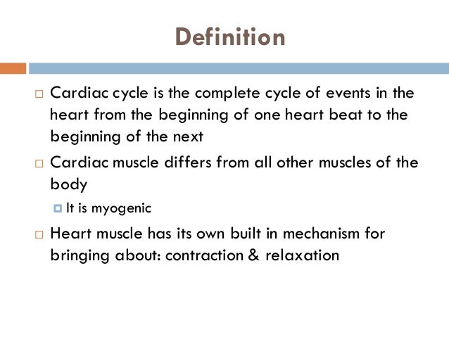 The Cardiac Cycle cycle of shock diagram 