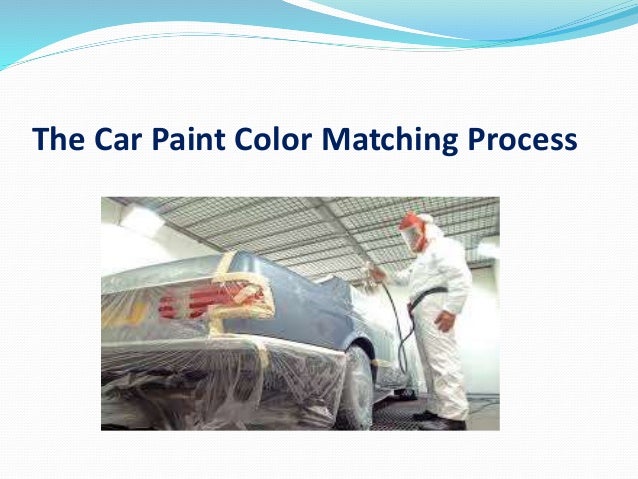 The Car Paint Color Matching Process
