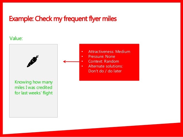 conversion value cost persuasion or how to sell the carrot sell my frequent flyer miles