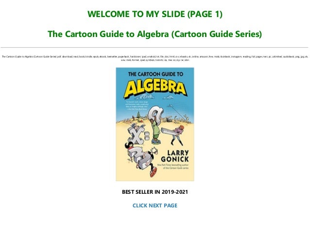 (BOOK$) The Cartoon Guide to Algebra (Cartoon Guide Series) Full Books