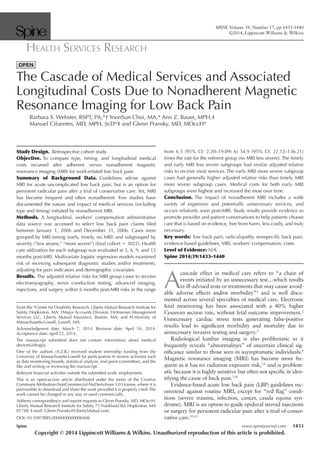 The cascade of_medical_services_mri
