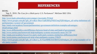 The case for a multi party u.s. parliament | PPTX | Elections | Politics