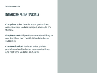 The Case For And Against Patient Portals