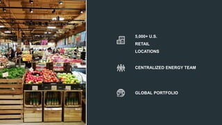 Switch Automation 2017 © All Rights Reserved
5,000+ U.S.
RETAIL
LOCATIONS
CENTRALIZED ENERGY TEAM
GLOBAL PORTFOLIO
 