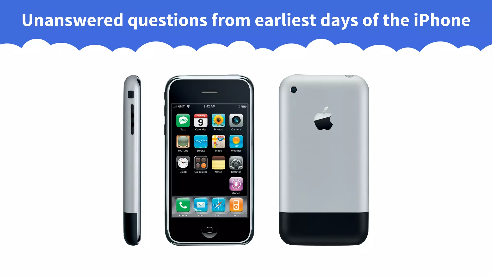 Unanswered questions from earliest days of the iPhone
 