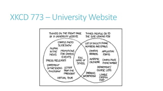 XKCD 773 –University Website  