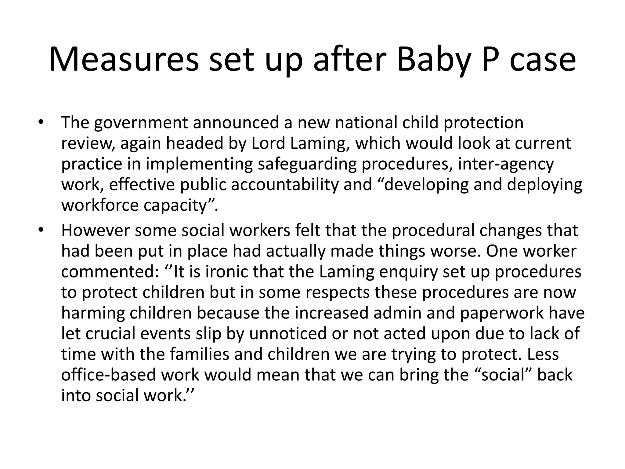 The case of Baby P | PPTX