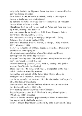 THE CASE OF DANIELLEDanielle, who has just turned 26 years old.docx