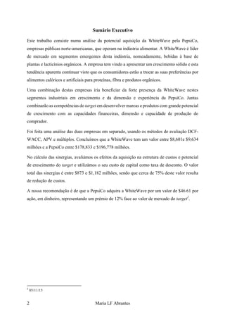 The Case of PepsiCo and WhiteWave_Maria Abrantes_152113350.pdf