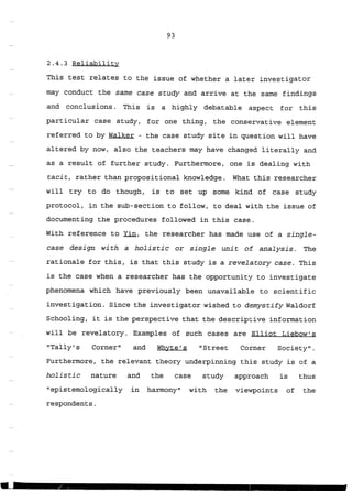 The Case Study Research Methodology and Components of Research Design