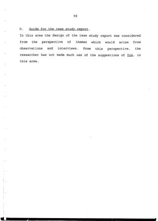 The Case Study Research Methodology and Components of Research Design