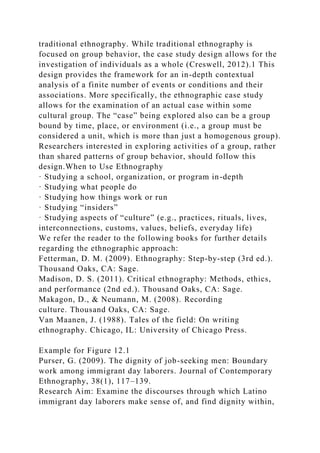 The Case StudyMany disciplines use various forms of the ca.docx