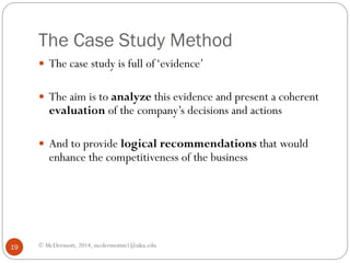 The case study method | PDF