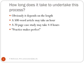 Undertake Study The case study method | PDF