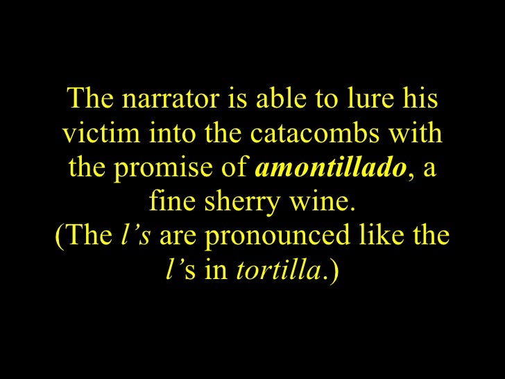 The cask of amontillado